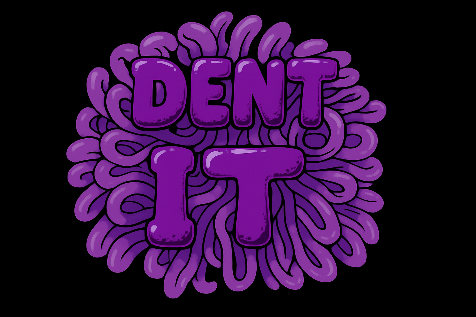 STFU AND DENT IT banner